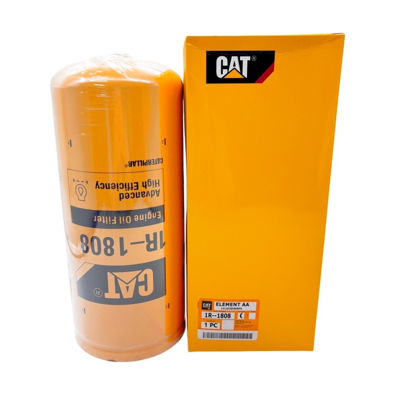 4pcs PACK CATERPILLAR Engine Oil Filter 1R-1808 1R1808 CAT Heavy Duty Efficiency