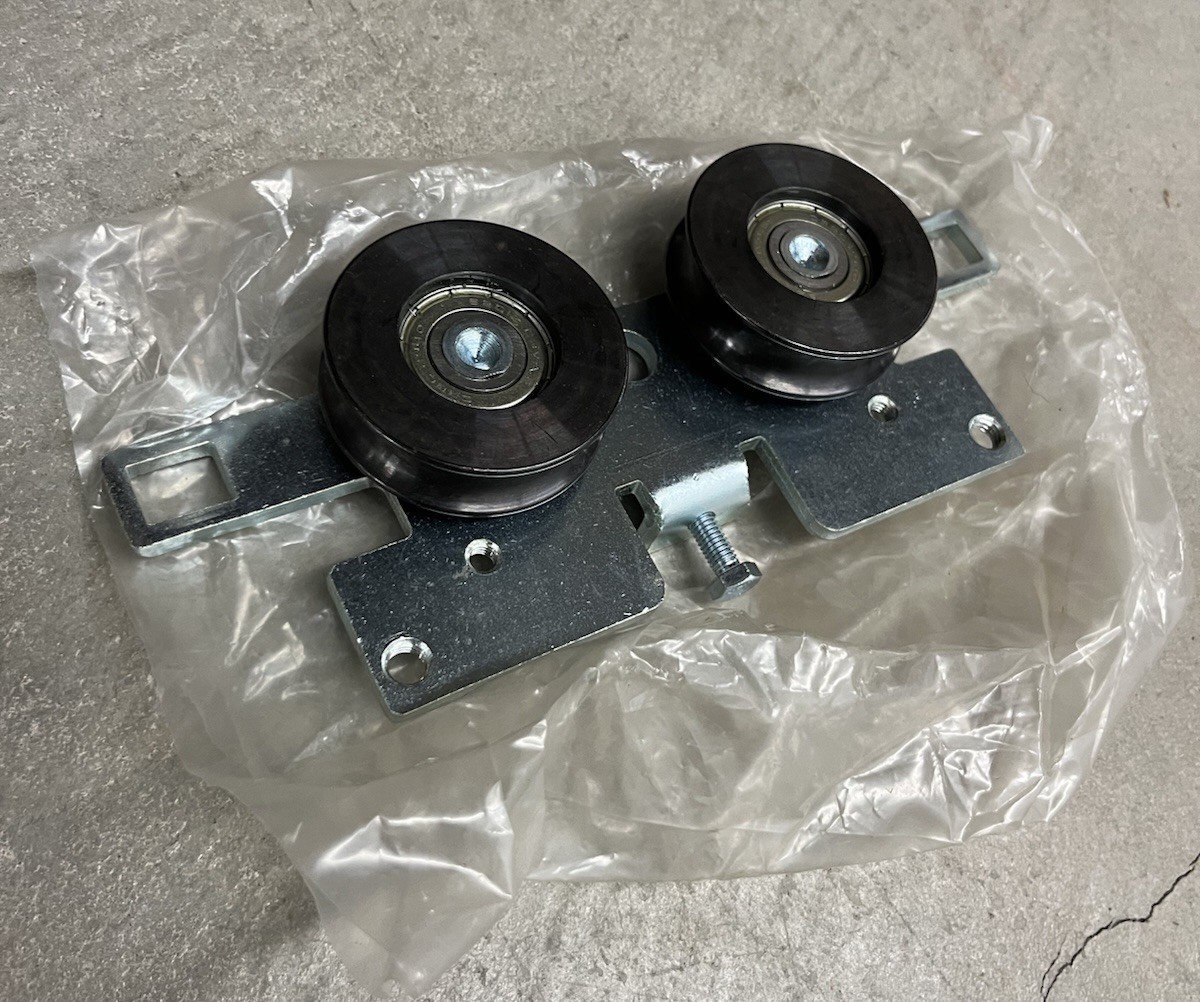 Besam Unislide Top Dual Roller Carriage Assembly Tandem Wheel US05-0519-02