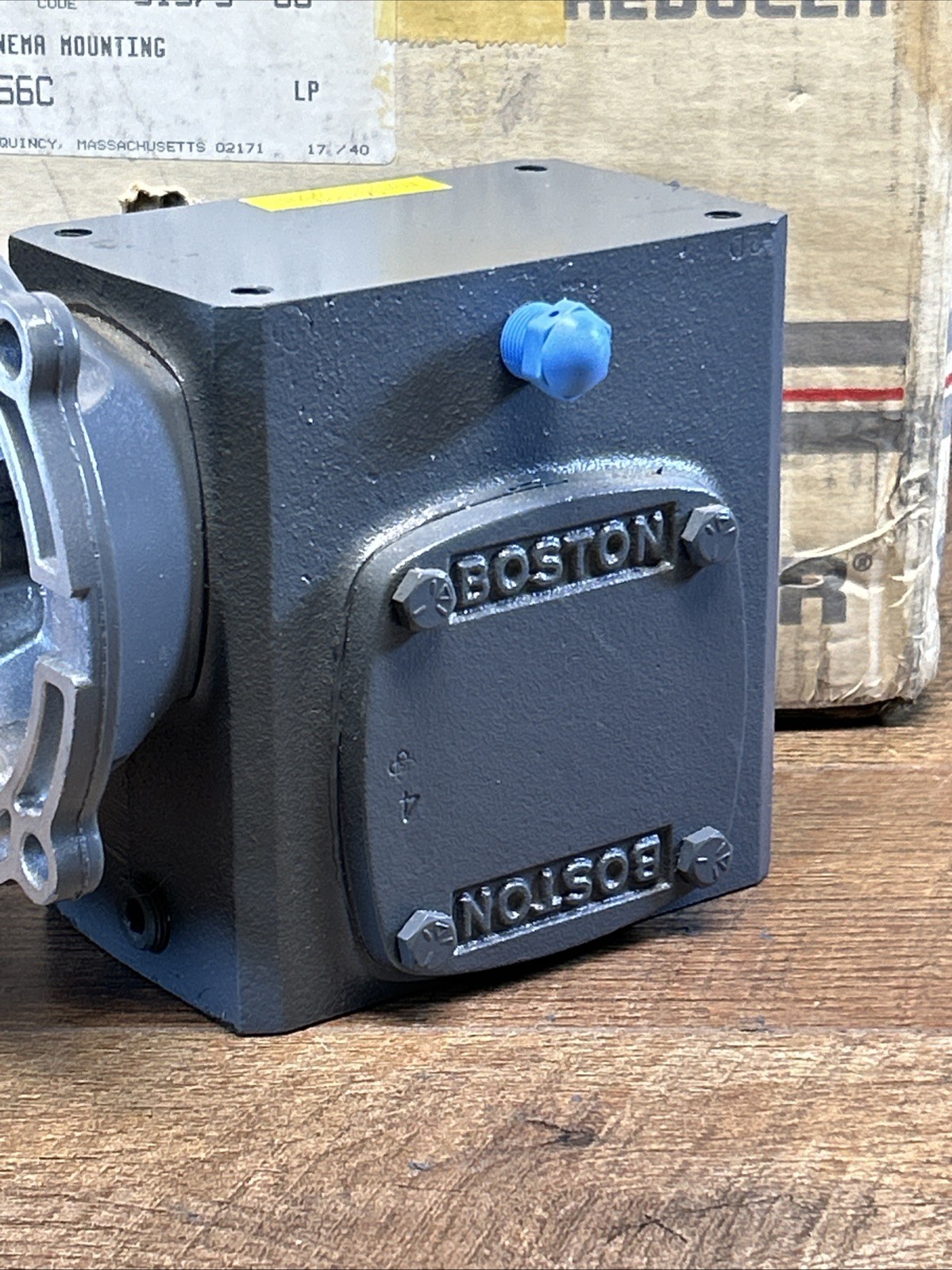 Boston Gear F721-50-B5-G, 50:1 Ratio, Speed Reducer, 56C Frame