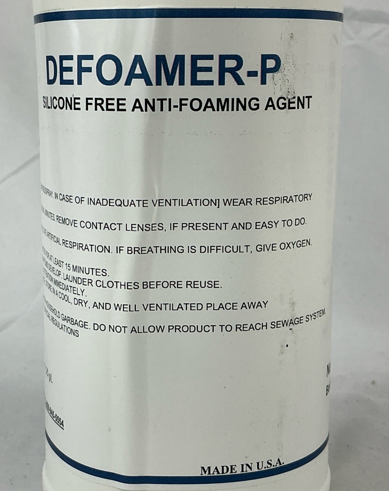 ValCool Defoamer P 2 32 Oz Bottles Silicone Free Anti-Foaming Agent