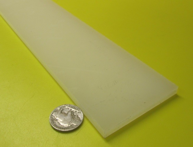 Polypropylene Bar 1/4″ (.250″) Thick x 2.50″ Wide x 48″ Long, 4 pcs, 16 feet