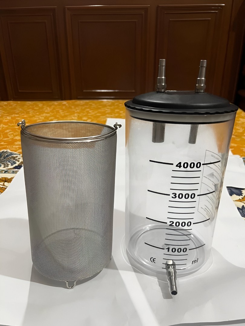 4000ml Fat Collection Canister with Steel Filter | Durable, Leak-Proof, Sterile