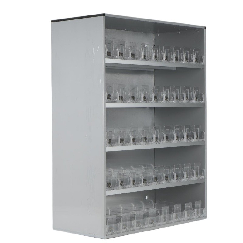 Cigarette Retail Showcase Rack Aluminium Cigarette Display Cabinet for 360 Packs