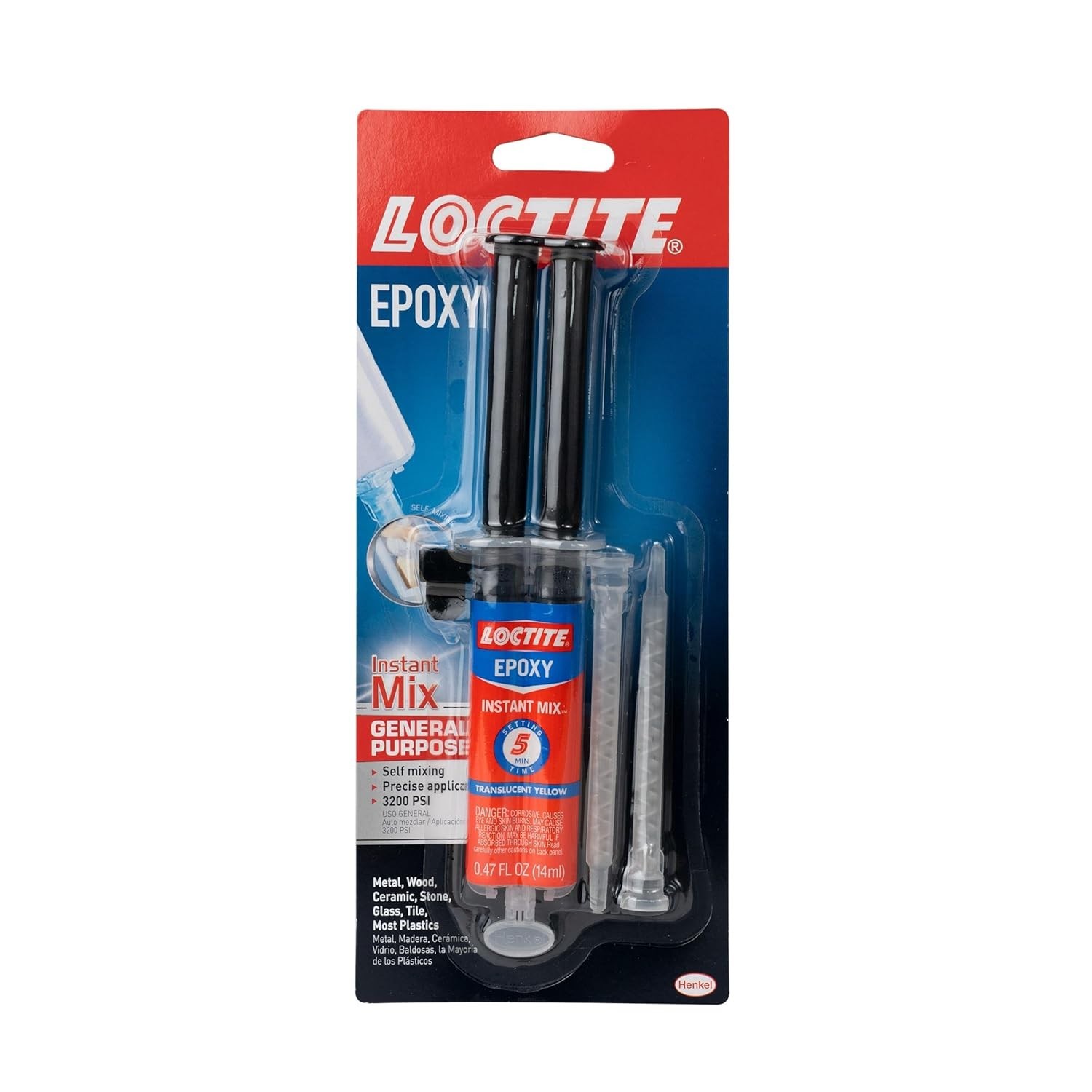 Self-Mixing Epoxy Syringes, 6 Pack for Easy Application and Strong Adhesion
