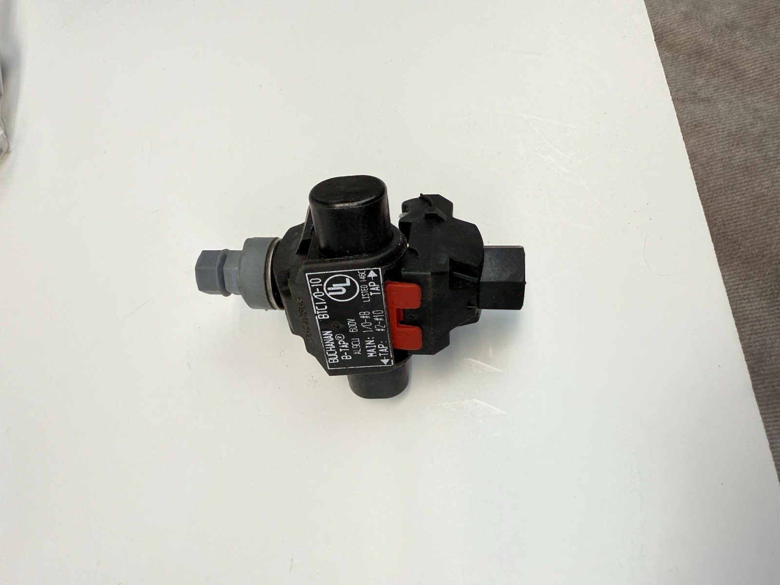 Buchanan BTC1/0-10 BTAP Insulation Piercing Tap Connector 600V AL-CU #1/0-#10