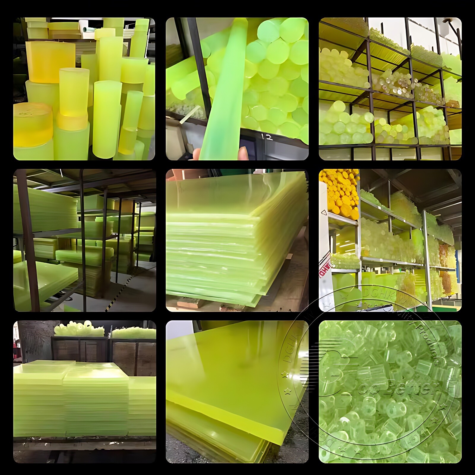 Polyurethane Sheet PU Rubber Board Elastic Damping Cushion Thickness 1mm-100mm