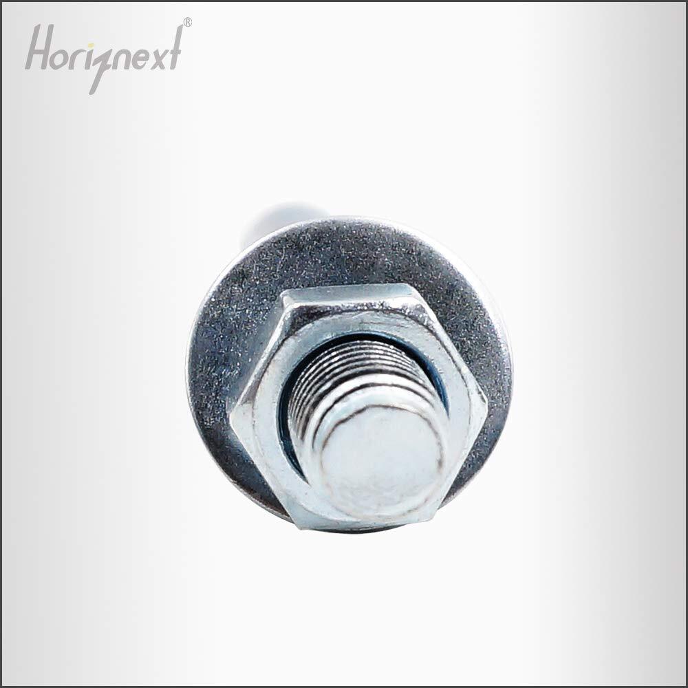 3/4″ x 7″ Zinc-Plated Wedge Anchors Carbon Steel for Concrete 4 pcs