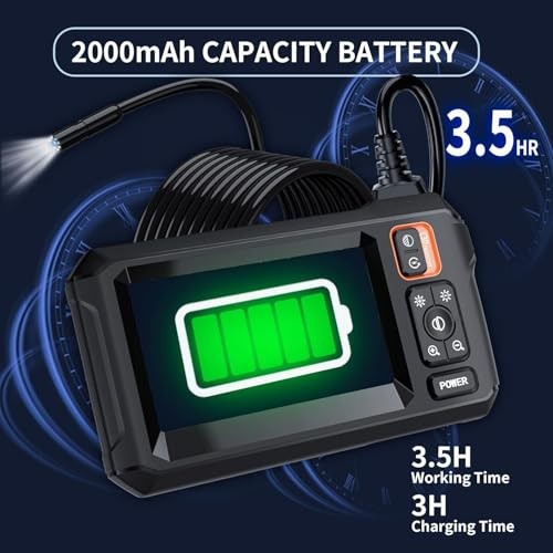 Endoscope Camera with Light, 1080P HD Borescope, IP67 Waterproof Snake 16.5FT