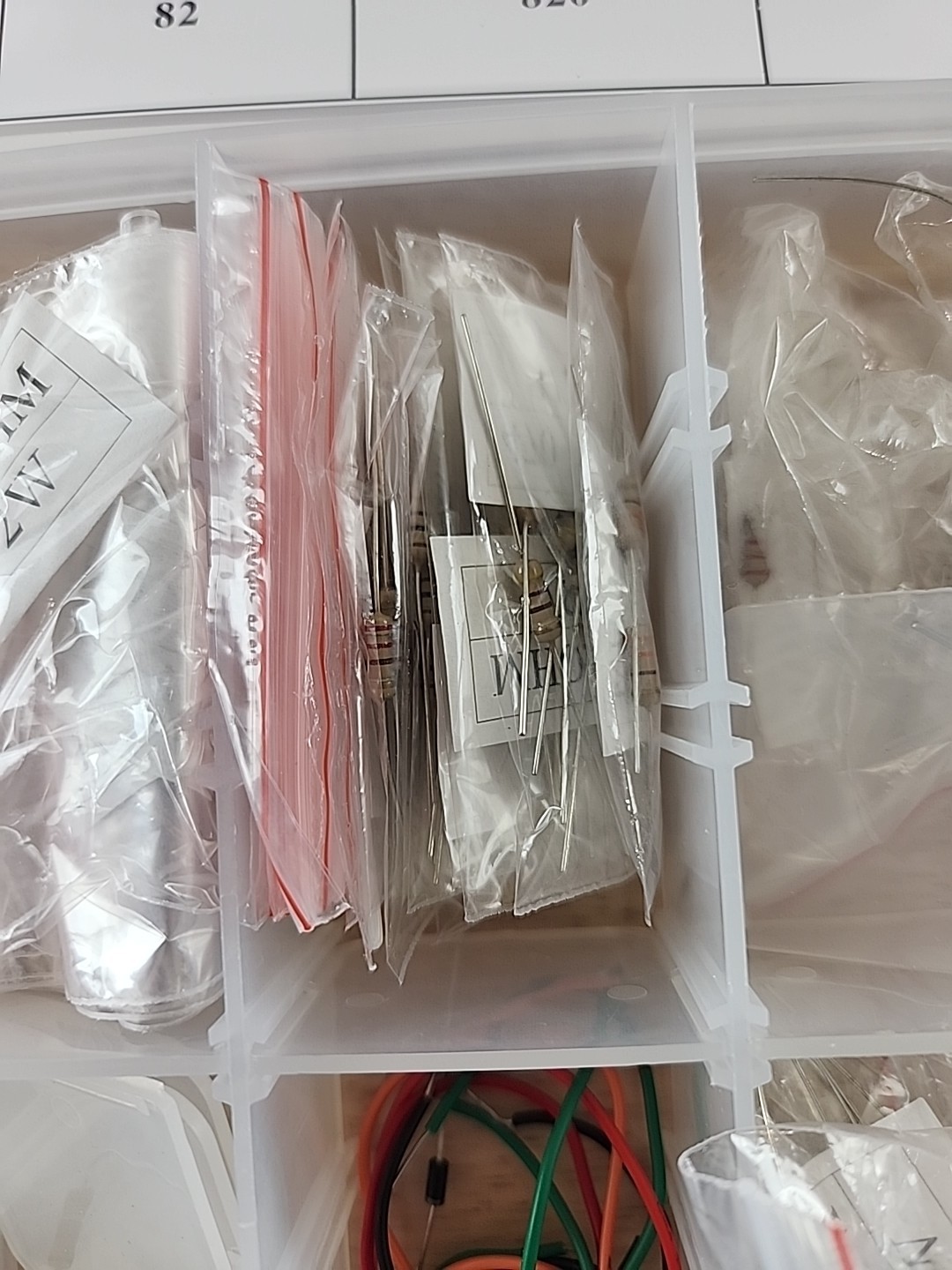 ELECTRONIX EXPRESS ½ Watt Resistor Kit and Extra Capacitors