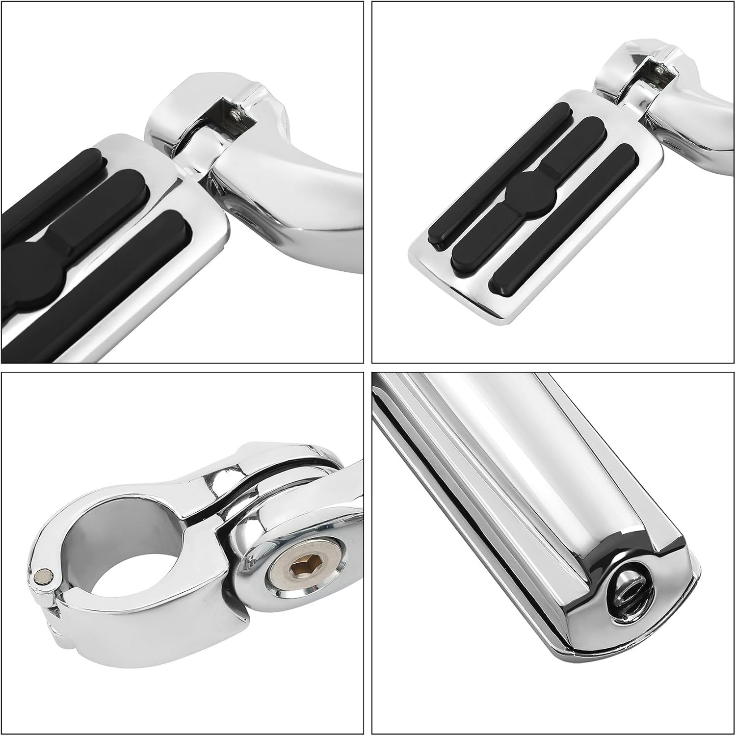 1.25″ Highway Foot Pegs Harley Touring Road King Street Glide Electra Glide Dyna