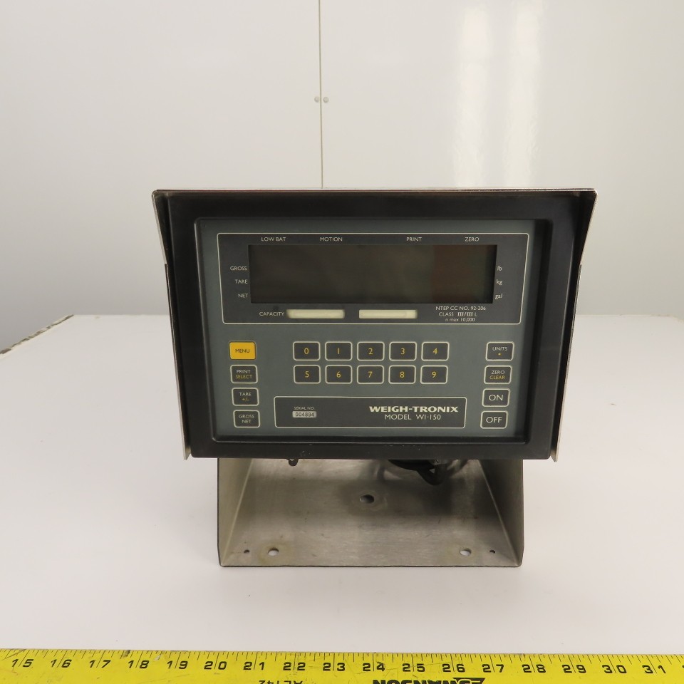 Weigh-Tronix WI-150 Digital Weight Indicator Scale Display Nema 4 (Clean)