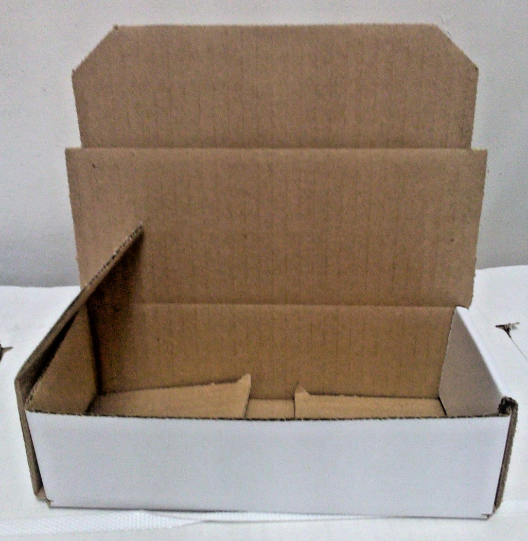 8x6x4 White Corrugated Shipping Mailer Packing Box Boxes 8″ x 6″ x 4″ 50/bundle