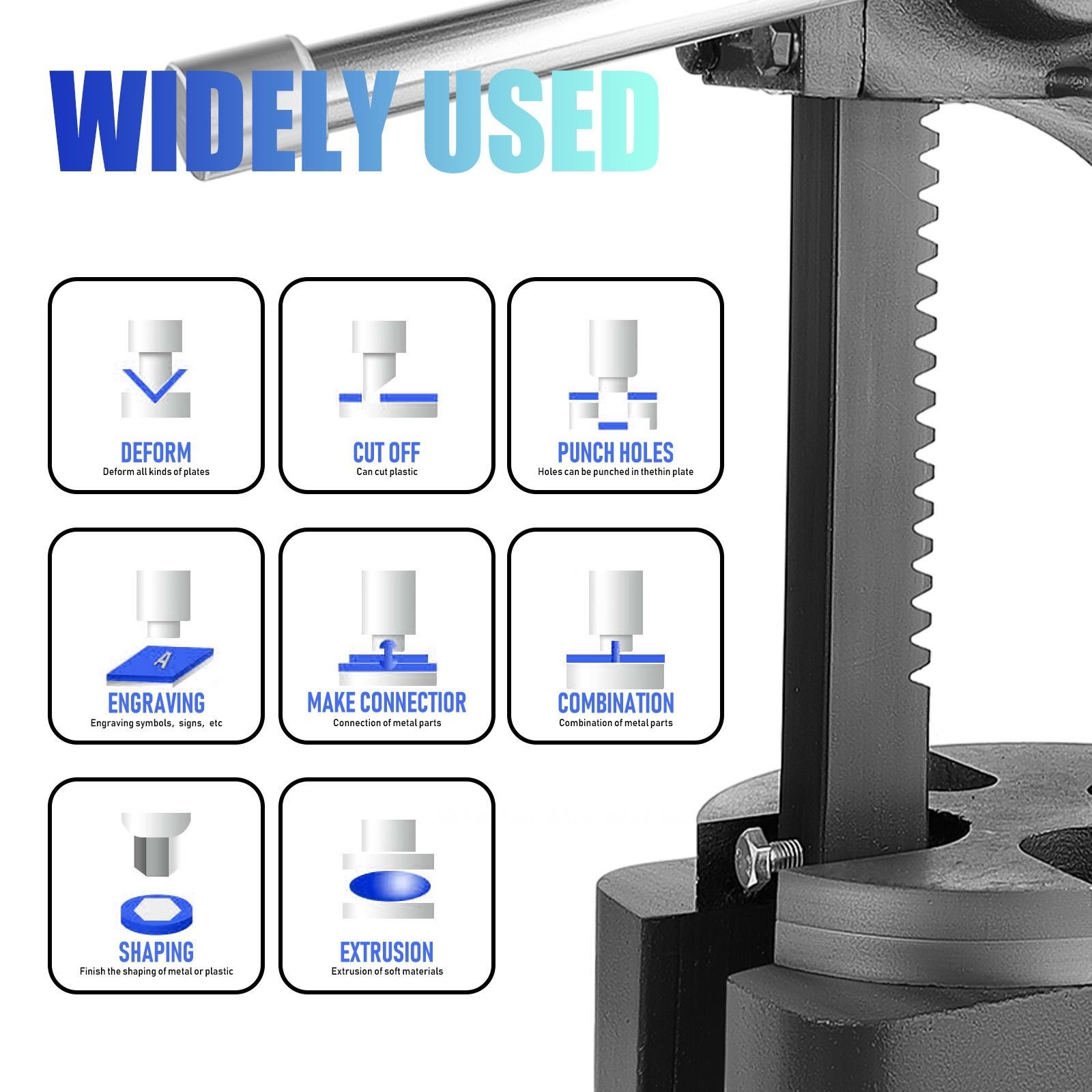 1Ton Manual Desktop Arbor Press Cast Iron Arbor Press Desktop Metal Machine