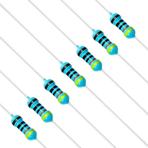 100pcs 1/4W 0.25W 430 Ohm 430R Metal Film Fixed Resistor 0.01 1 Tolerance