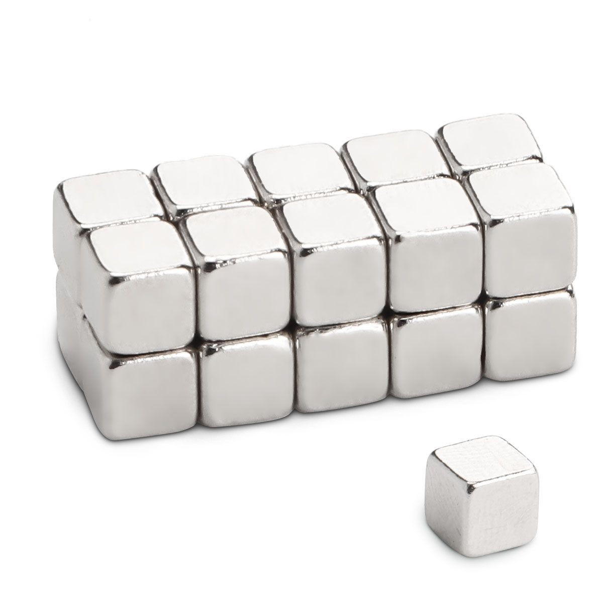 20~500Pcs 5*5*5mm Magnets Block Cube Rare Earth Neodymium Magnetic N38 Wholesale