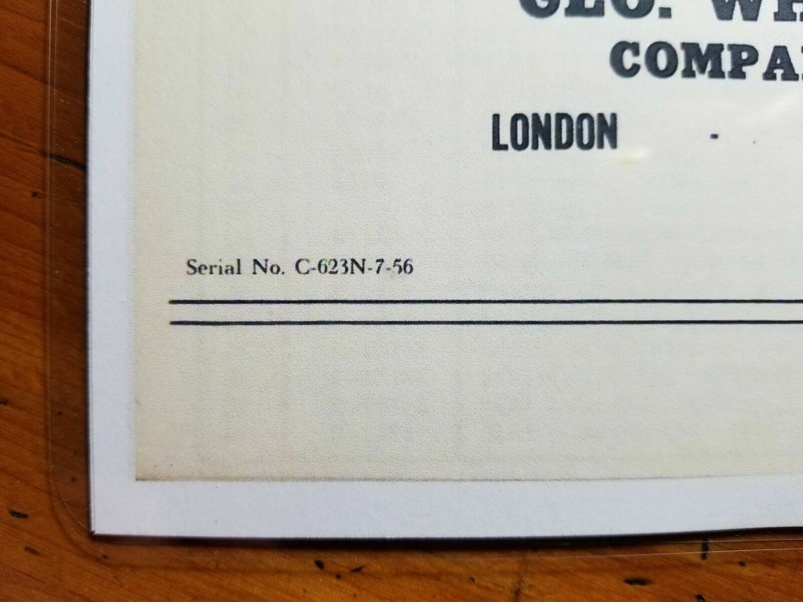 George White K-56 K-95S Manure Spreader Parts List Catalog Manual C-623N 7/56