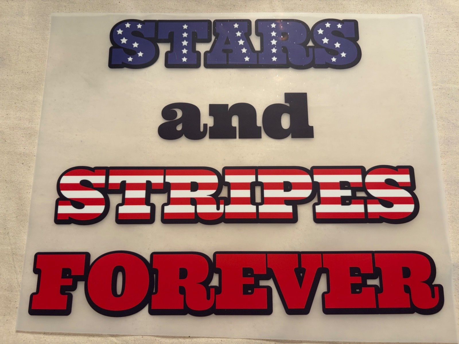 60 “Stars & Stripes Forever” DTF Transfers Bulk Lot 11.5″ x 9″ Ready to Press
