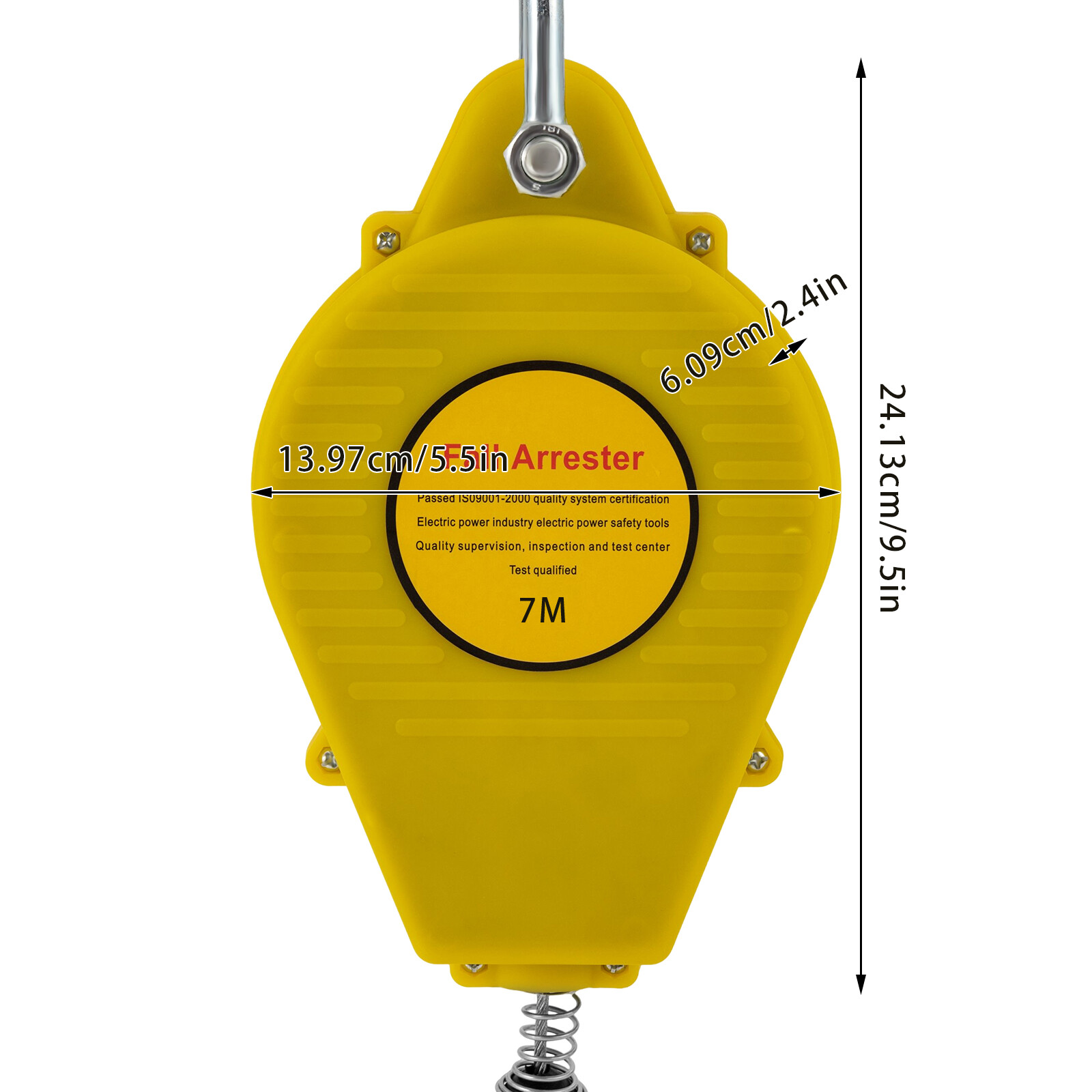 Self Retracting Lifeline 23 ft Fall Arrester Fall Protection Fall Arrestor Tool