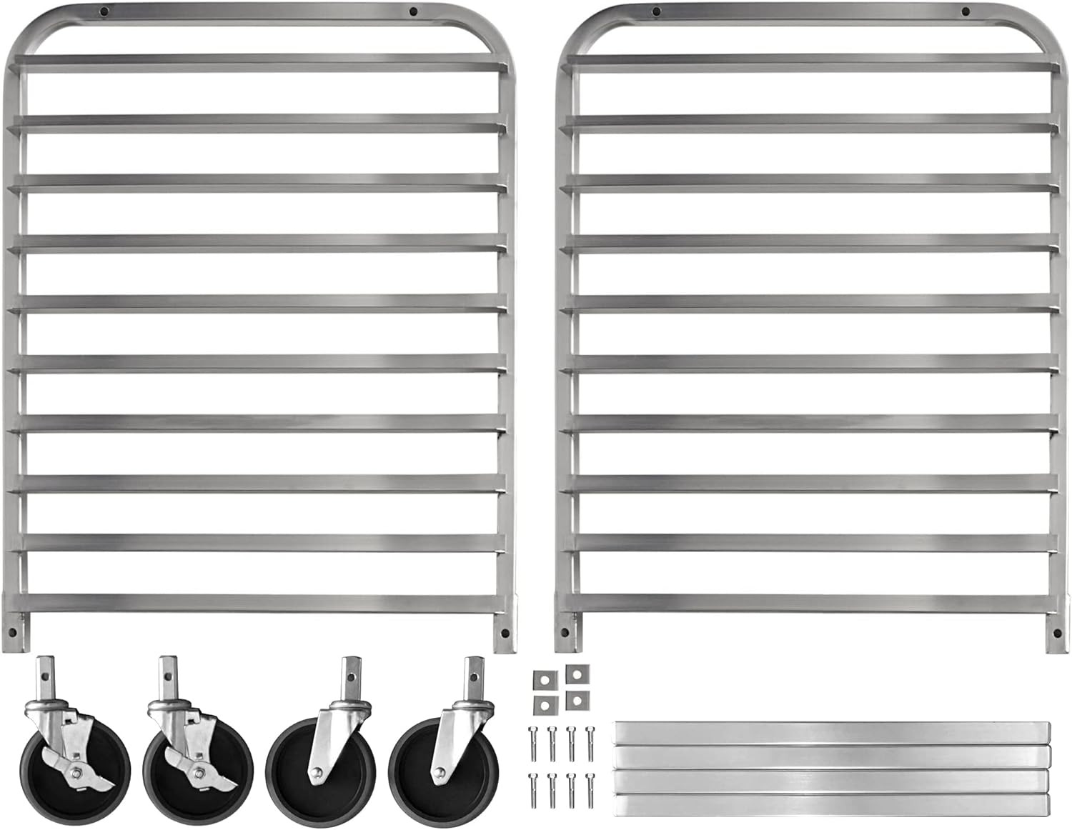 10-Tier Sheet Pan Rack, NSF Bun Pan Rack, Aluminum Bakery Rack, Home Commercial