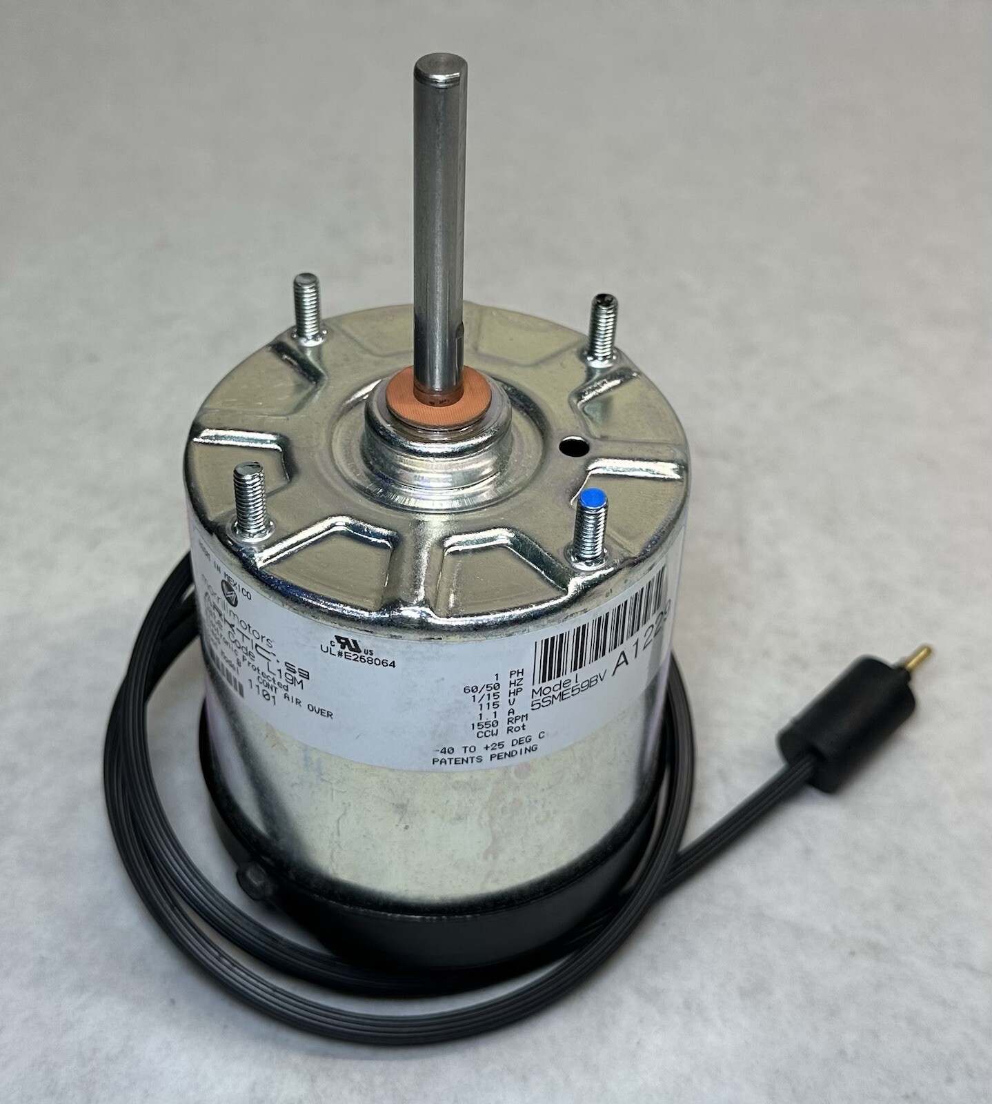 NEW Morrill Motors Arktic 59 Motor 5SME59BVA1229, 1/15 HP, 115V, 1550 RPM