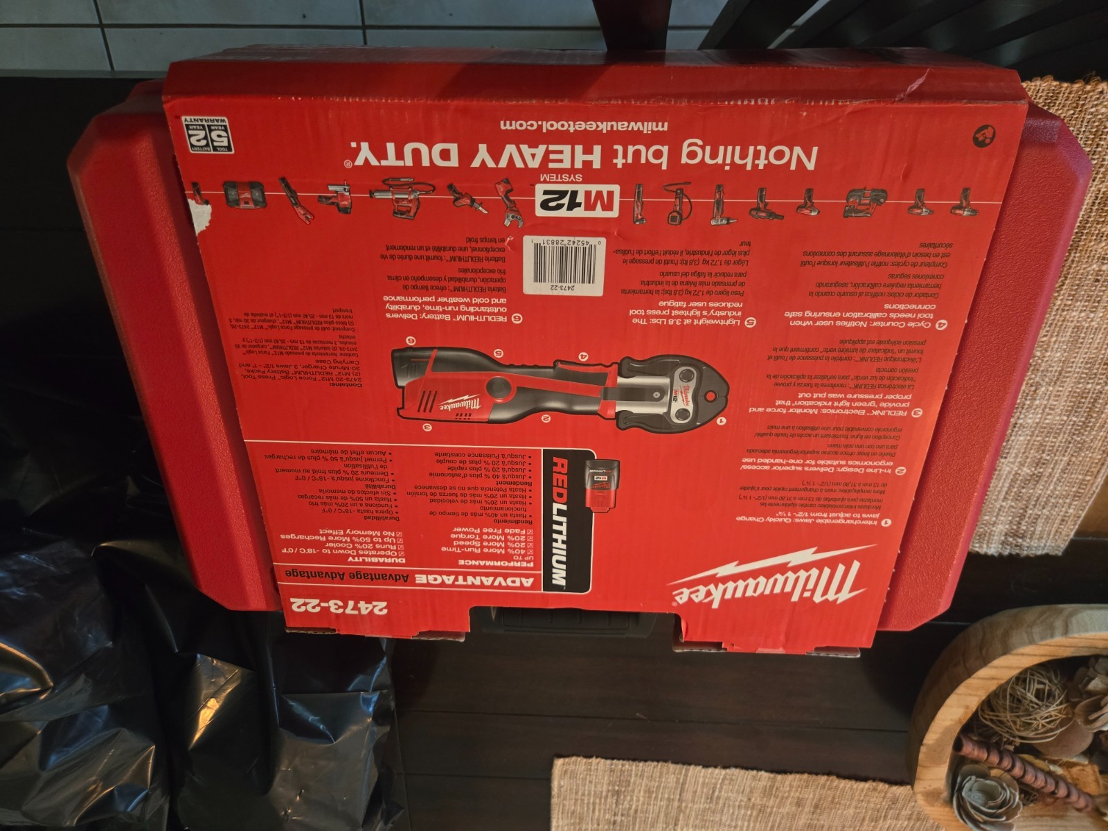 Milwaukee Tool 2473-22 M12 Force Logic Press Tool Kit W/Jaws