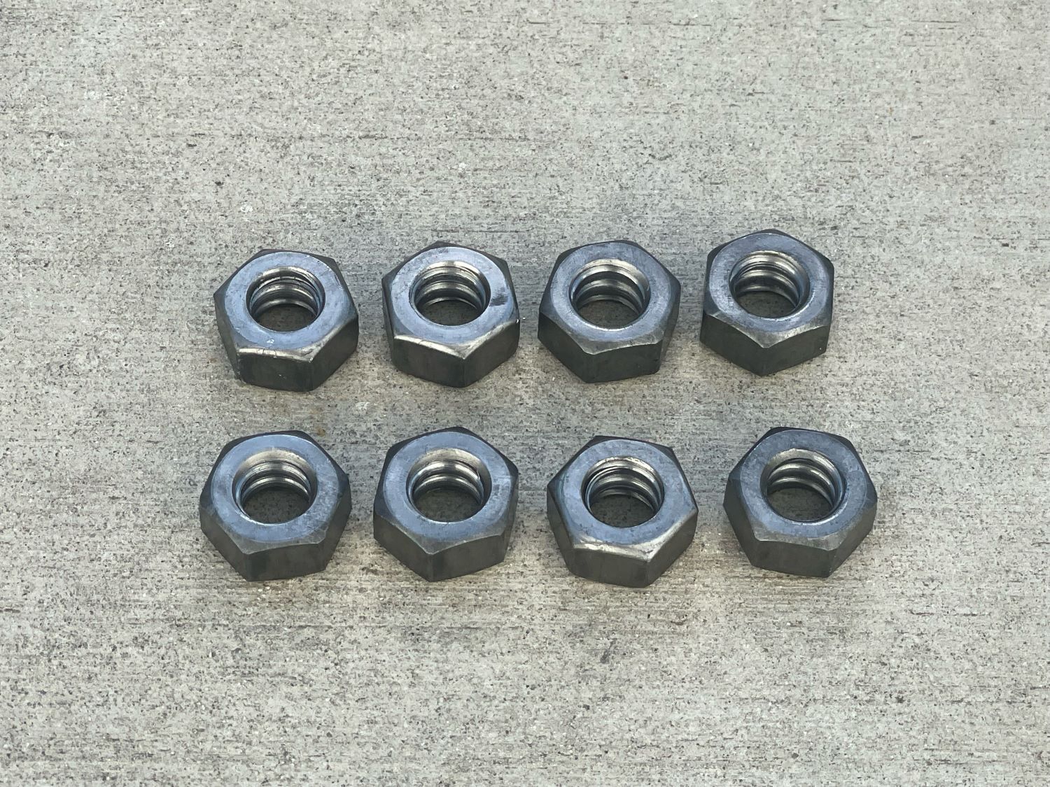 Sandbaggy 1/2″ Hex Coil Rod Nuts (Threaded) – Plain Steel