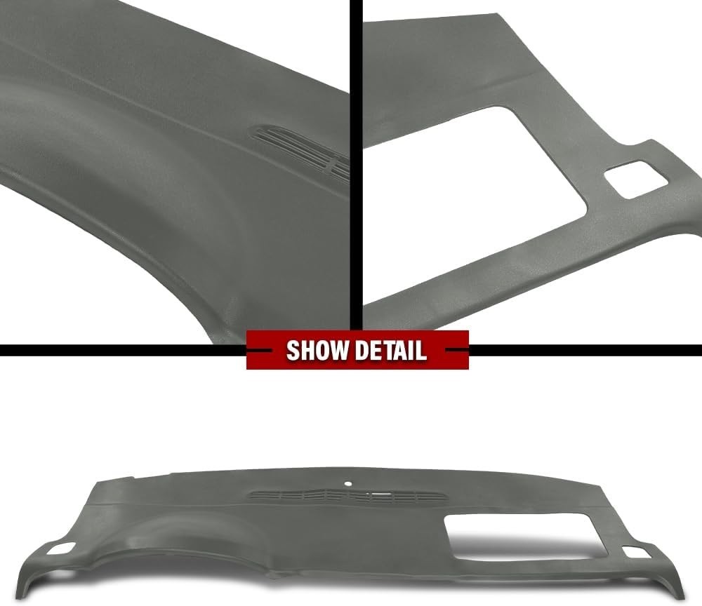 TPE Dash Cover for Silverado Sierra Avalanche Yukon 2007-2014 Gray