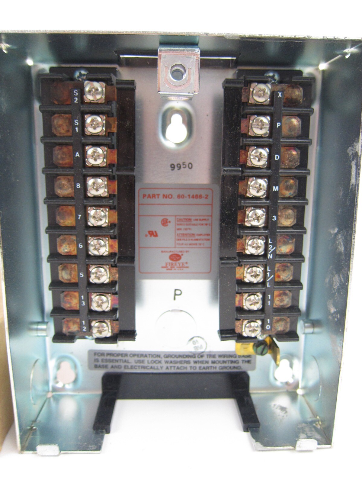 NEW Fireye 60-1466-2 Open Frame Wiring Base 6014662