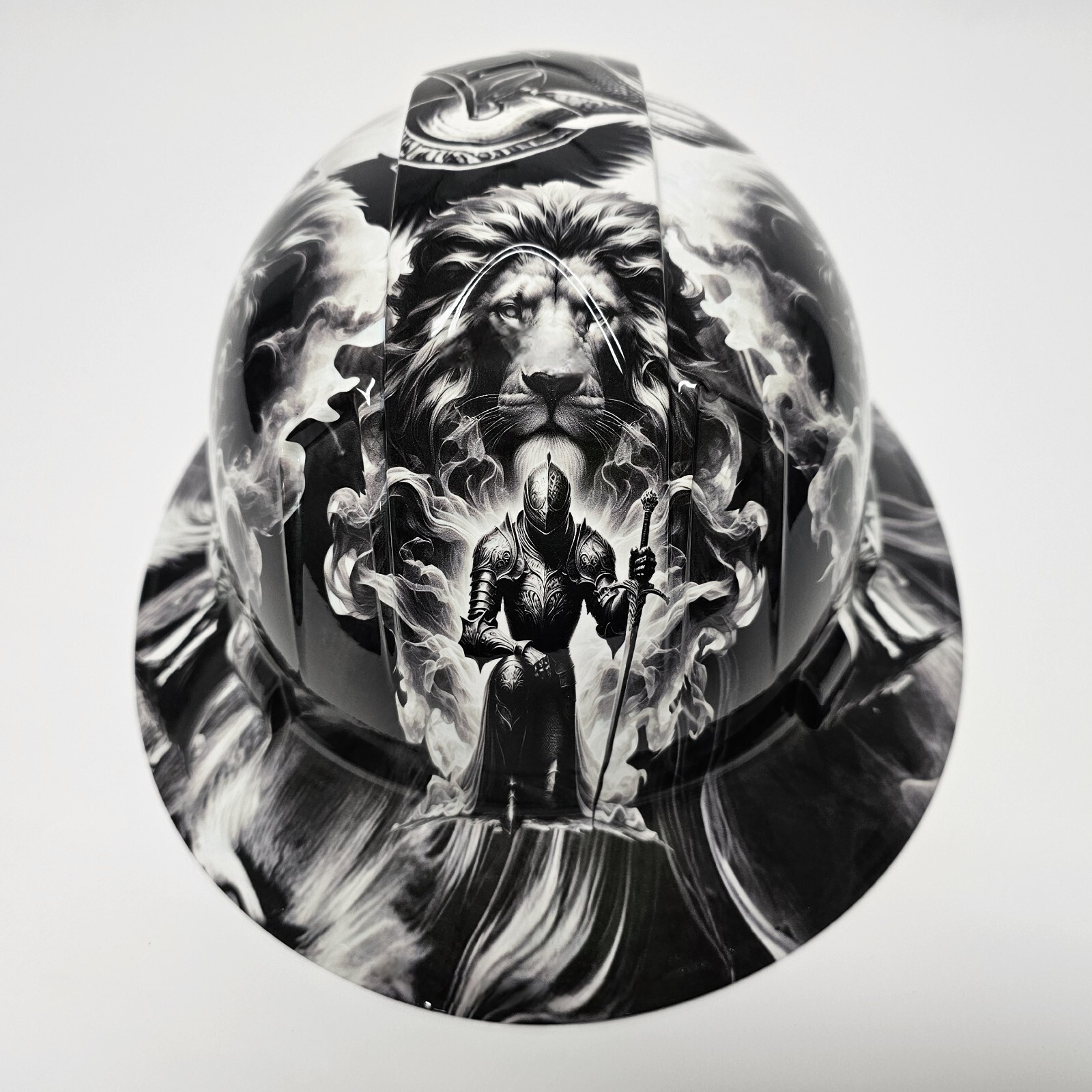 full brim hard hat custom hydro dipped IN WARRIORS OF CHRIST CHRISTIANITY JESUS