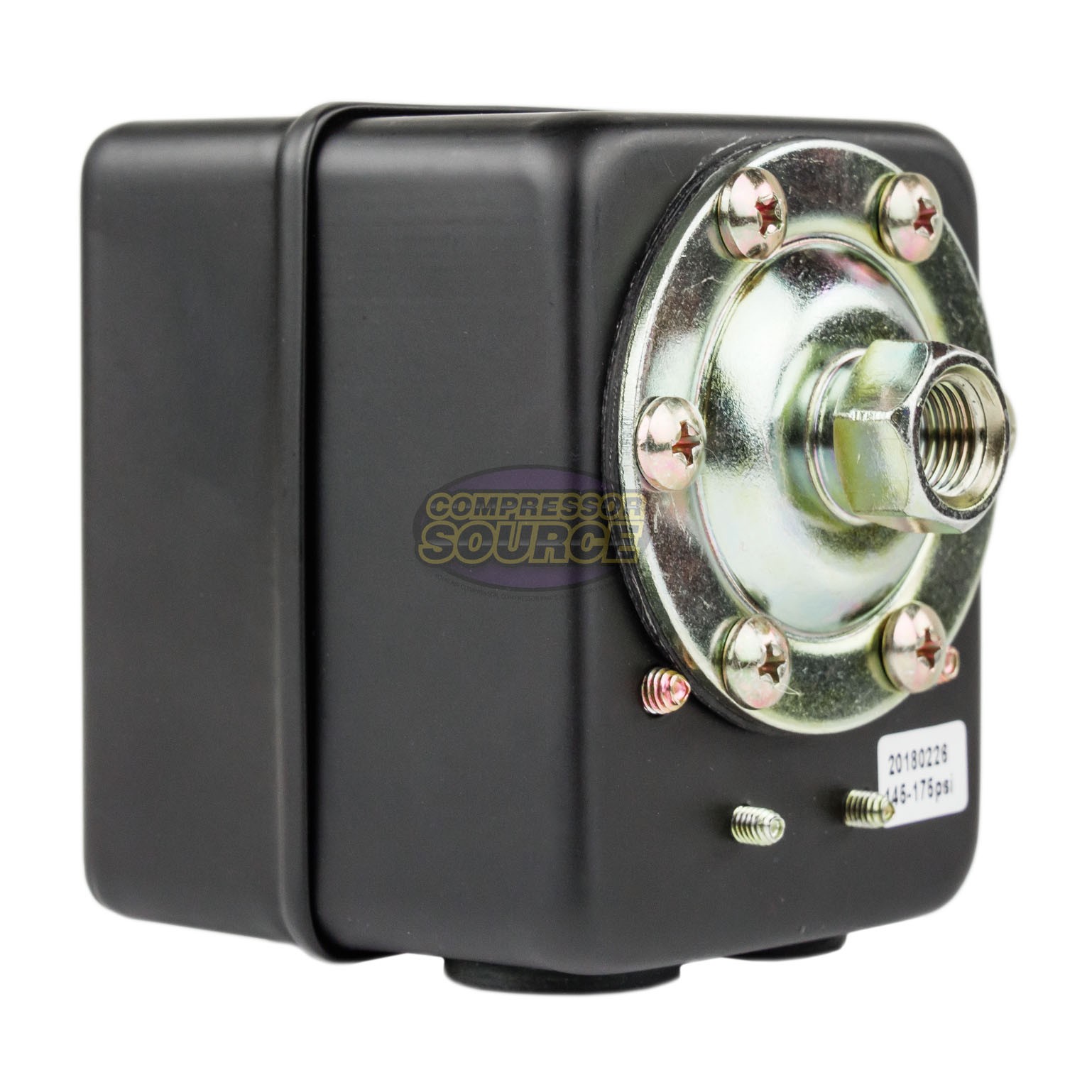 22 Amp 145-175 PSI Air Compressor Pressure Switch Control w/ All Metal Housing