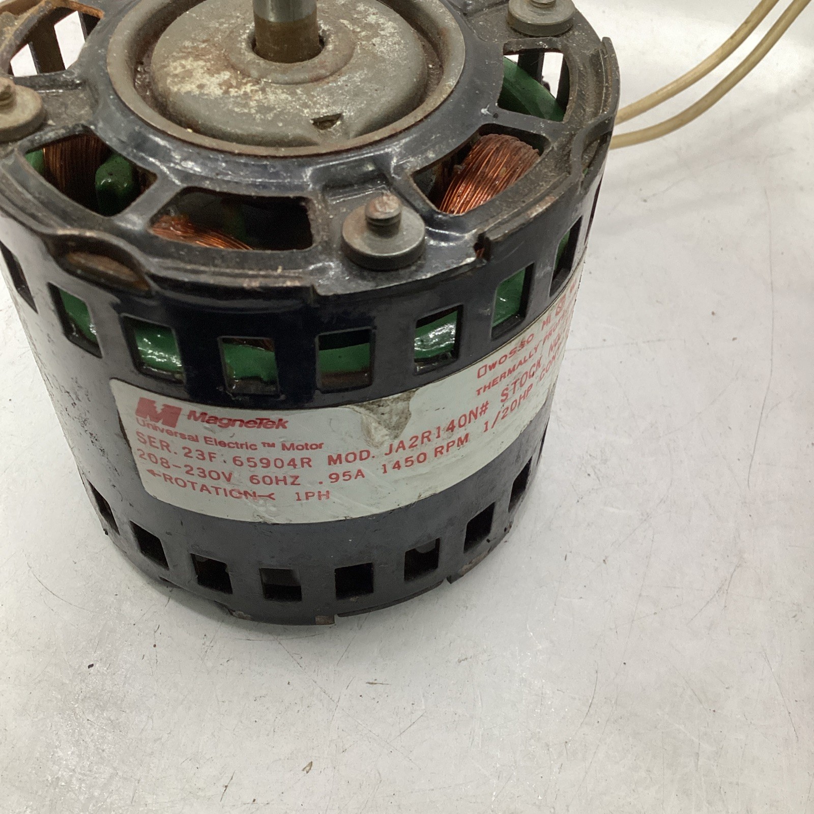 Magnetek 396 JA2R140N 1/20 HP 1450 RPM Universal Electric Motor USED