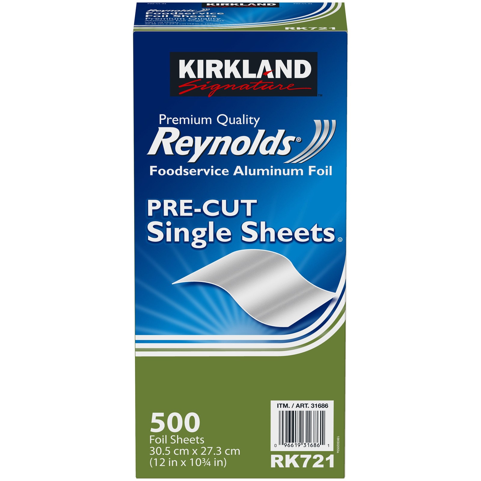 KIRKLAND SIGNATURE FOIL SHEETS 500 CT/12″ X 10.75″