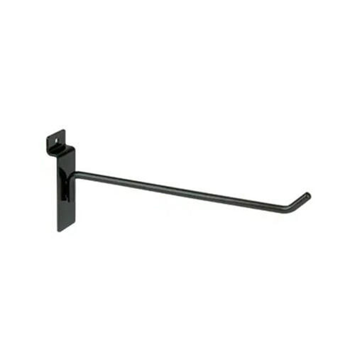 8″ Slatwall Black Peg Hooks Slat Wall Retail Display