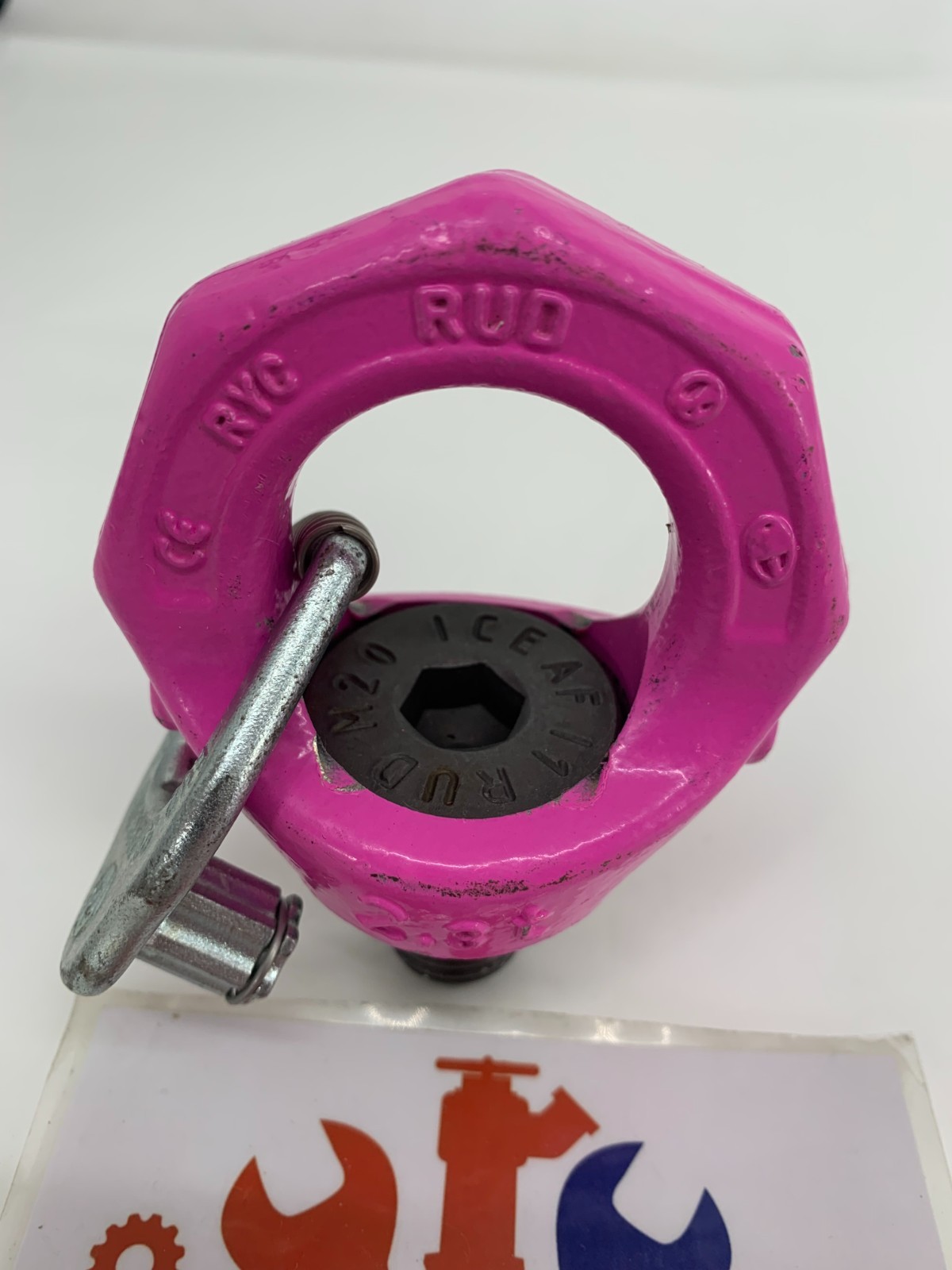 RUD M20 Starpoint VRS-WLL RYC 5070 Lbs. 2.3T Swivel Pink Eyebolt Qty. 1