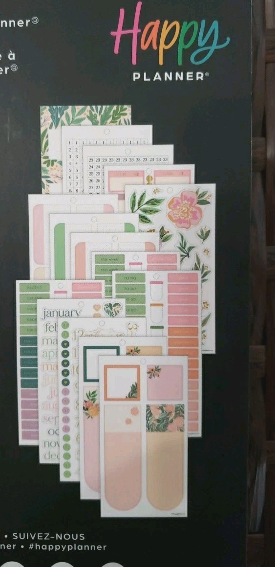 Happy Planner GARDEN WEDDING Value Pack Stickers 1322 Pieces