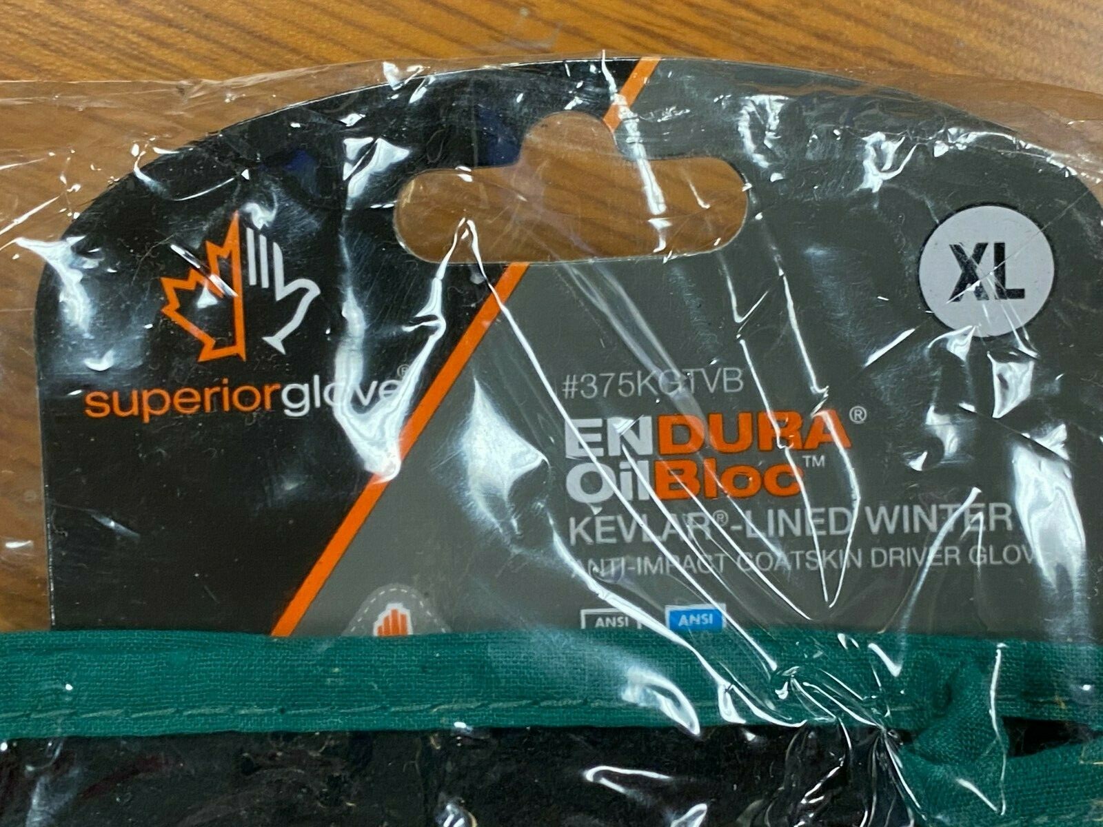 😎 NEW XL SUPERIORGLOVE ENDURA OILBLOC KEVLAR LINED GOATSKIN GLOVES 375KGTVB