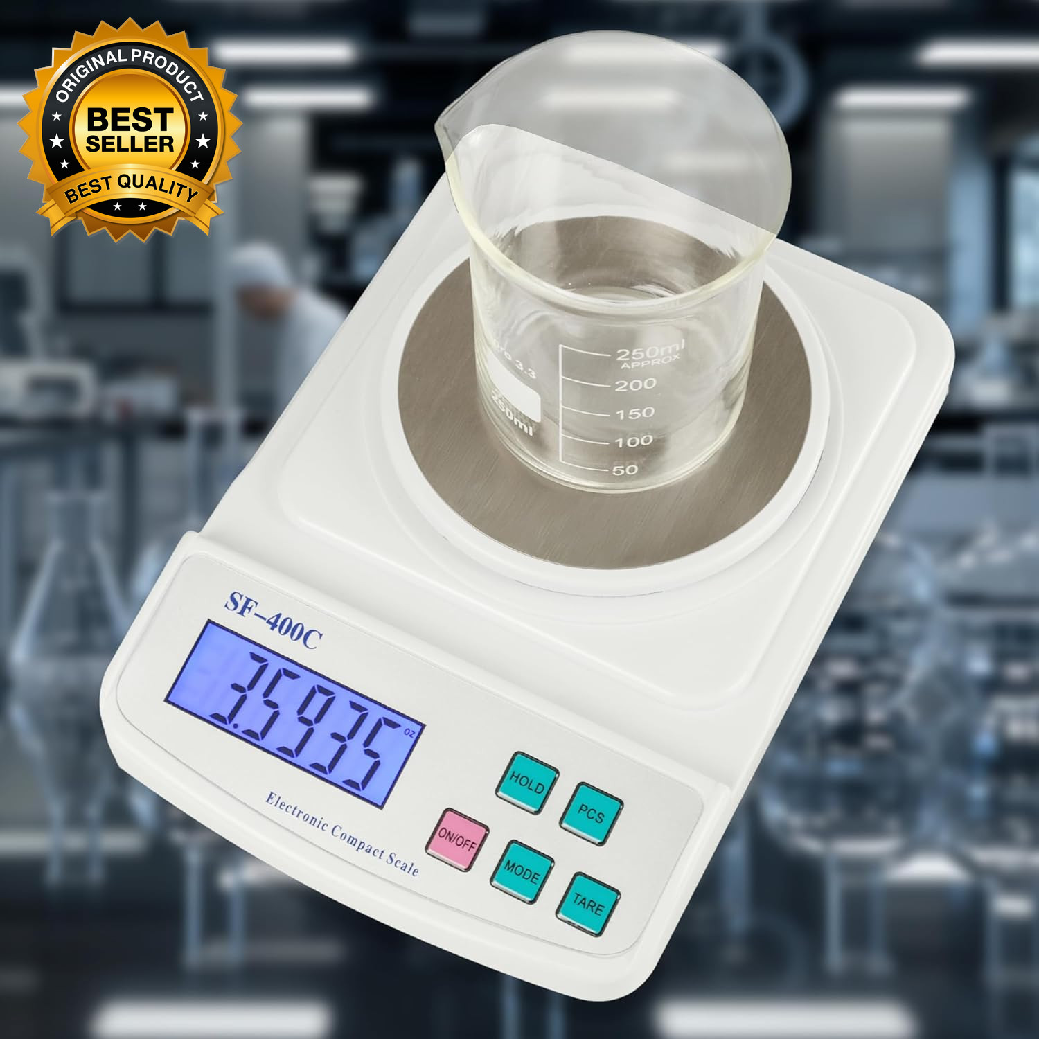 Science Digital Scale Lab Mass Balance Precision 0.01G Accuracy Weighing Device