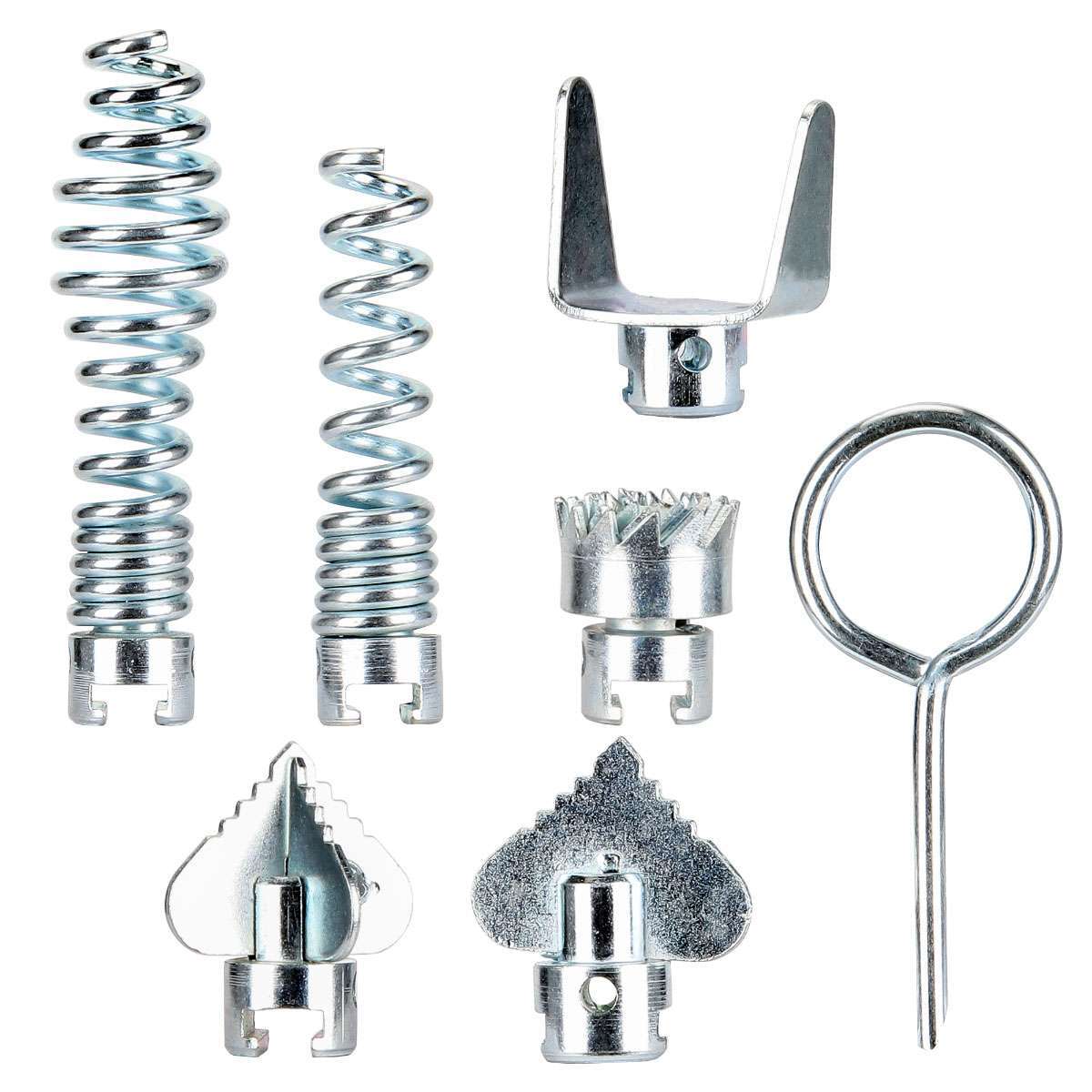 14 Cutter Set Drain Cleaner Plumbing Snake Tool Cable Auger Clog Sewer Unblocker
