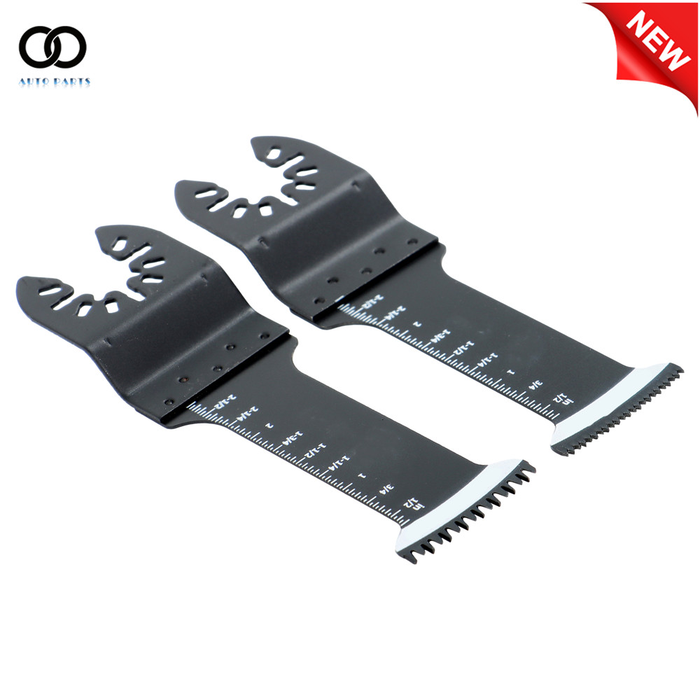 Bi-Metal Japanese Tooth Extra Long Oscillating Tool Blade 15Pcs Multitool Blades