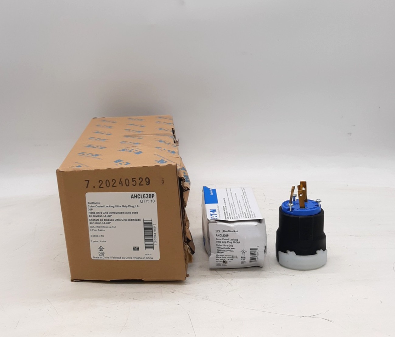 Eaton AHCL630P Locking Ultra Grip Plug – Box of 10