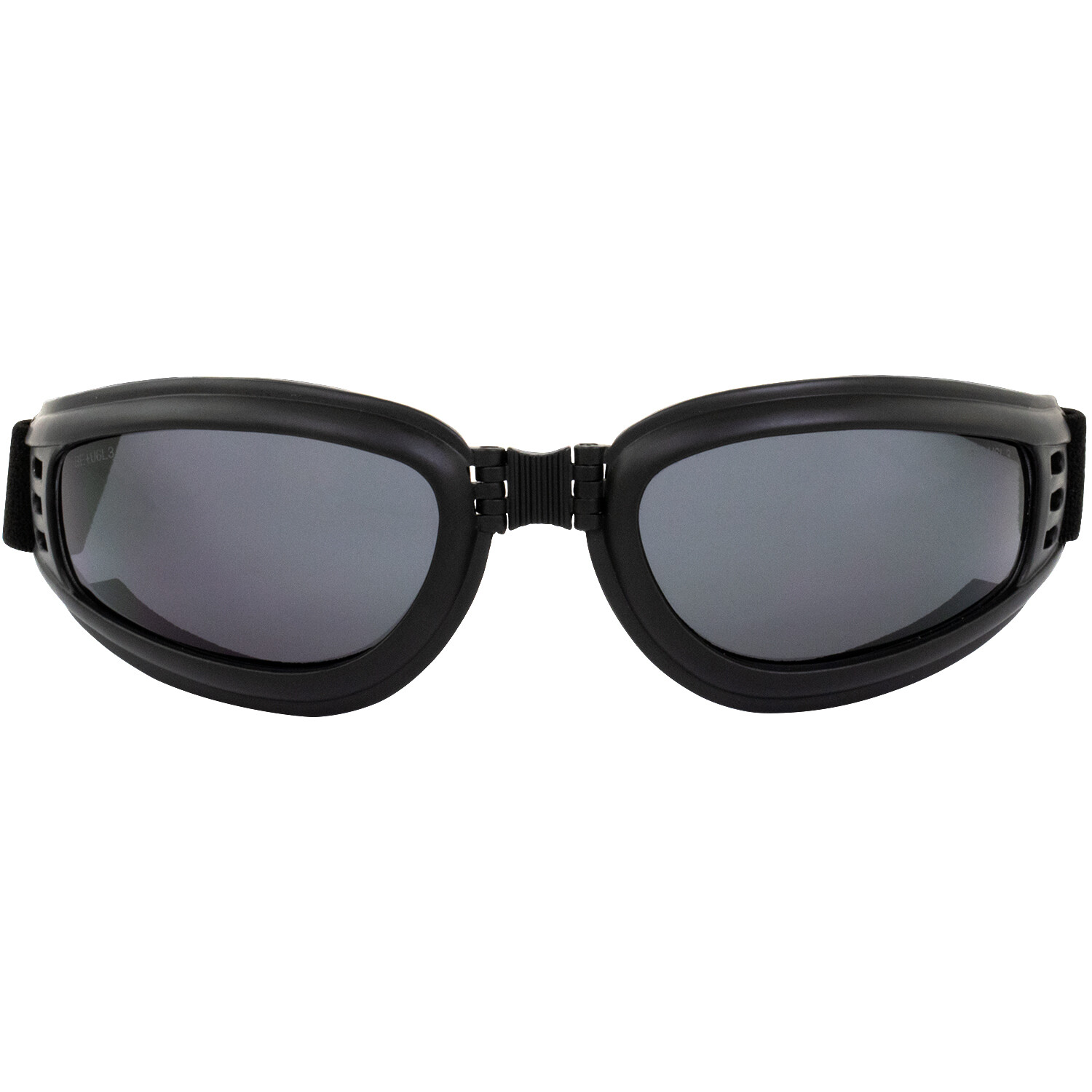 3 Birdz Cardinal Black Padded Motorcycle Goggles Clear, Smoke & Yellow Lenses