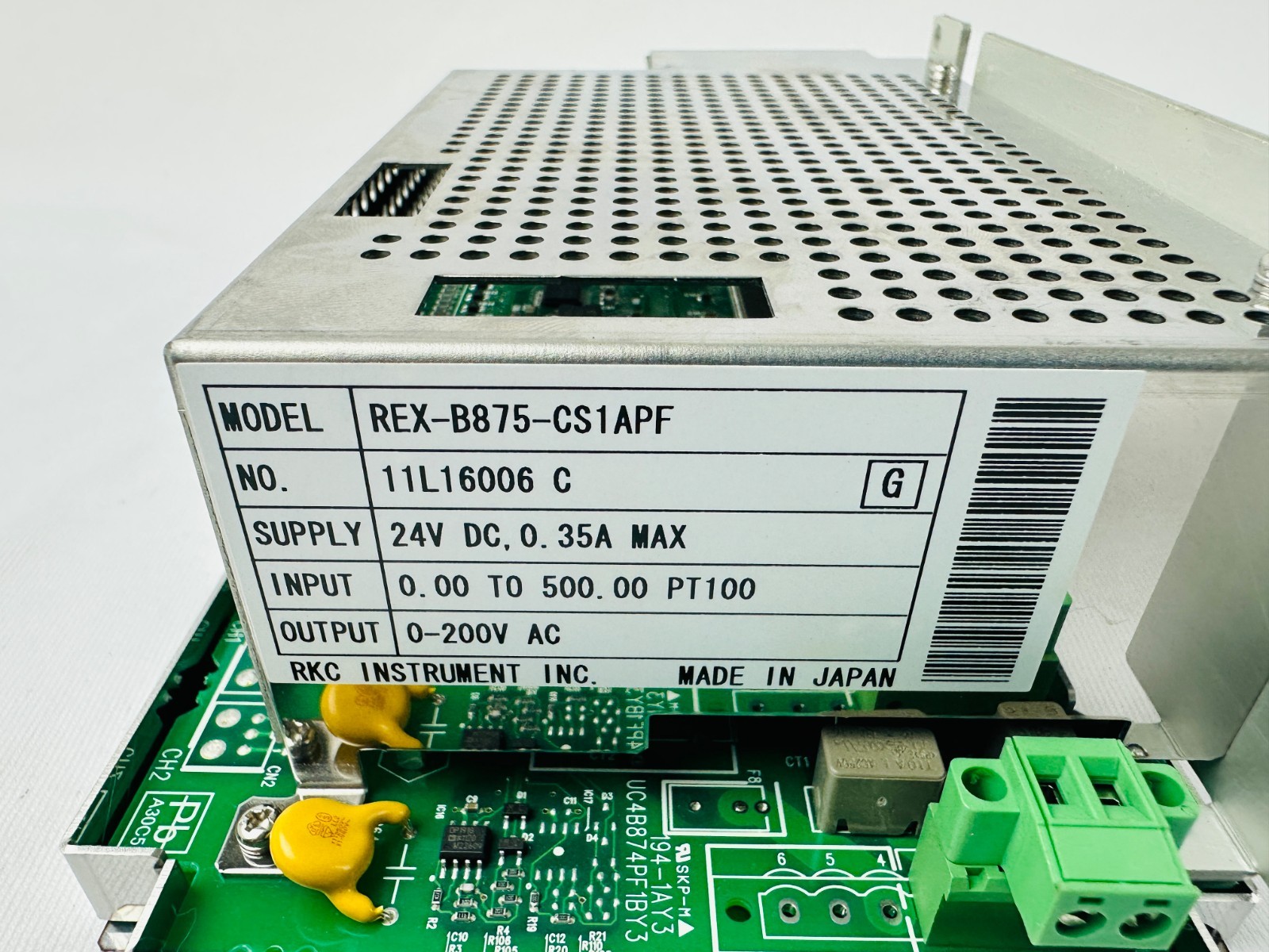 RKC Instrument REX-B875-CS1APF Industrial Temperature Controller