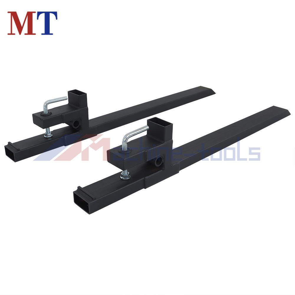 Pallet Forks 60″ 4000Lbs Clamp On Bucket Loader Attachment Skid Steer Tractor