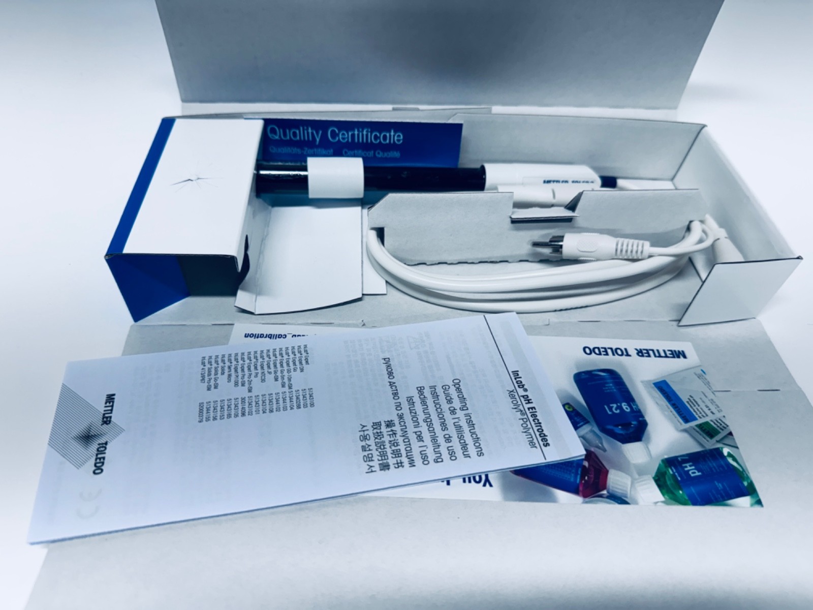 METTLER TOLEDO 3-in-1 pH Electrode InLab Expert Pro-ISM Probe 30014096 NEW