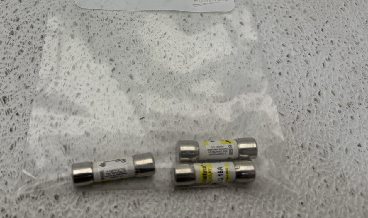 FLQ15A LITTELFUSE LOT OF 3 500 VAC OR LESS