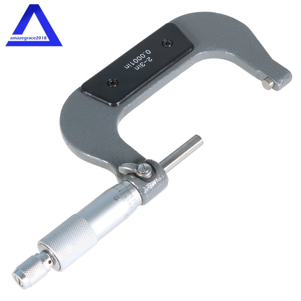 Outside Micrometer 2-3″/0.0001″ Carbide Tipped Precision Micrometer – NEW