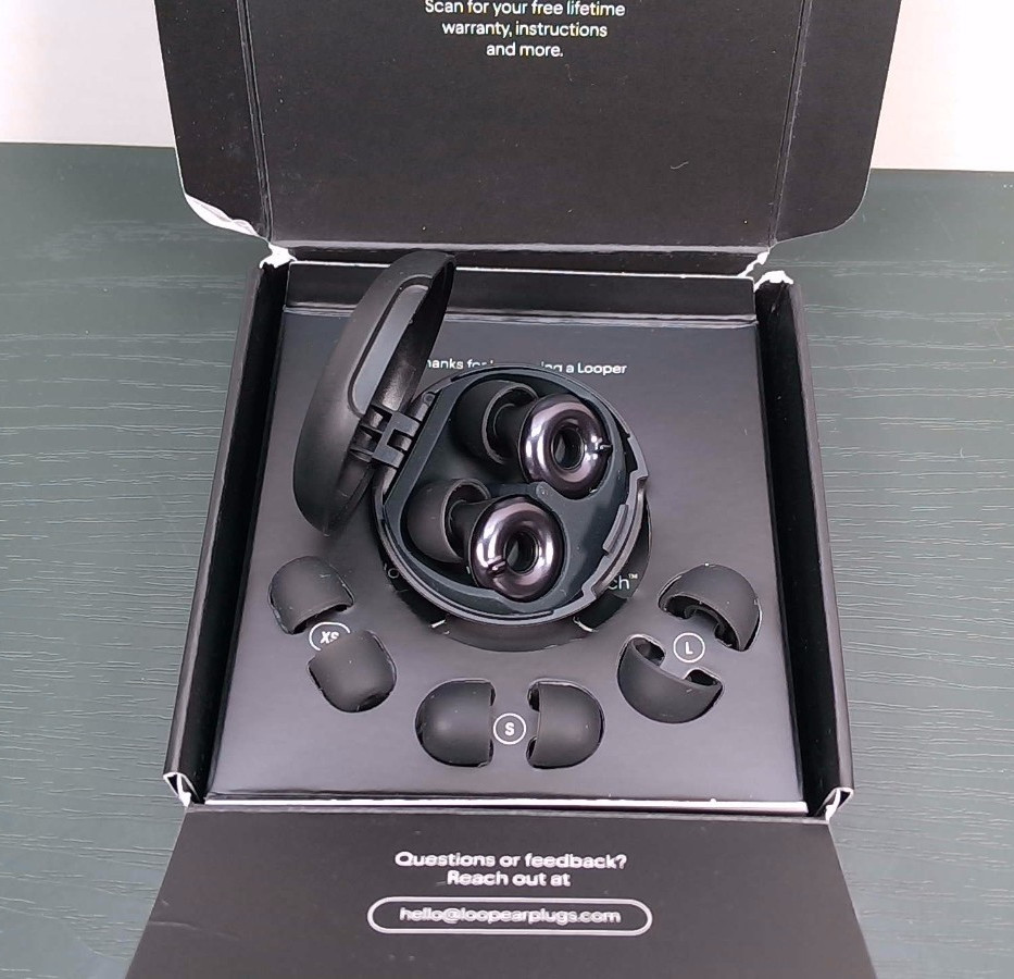 Loop – Switch 2 – Black – Adjustable Ear Plugs – OpenBox