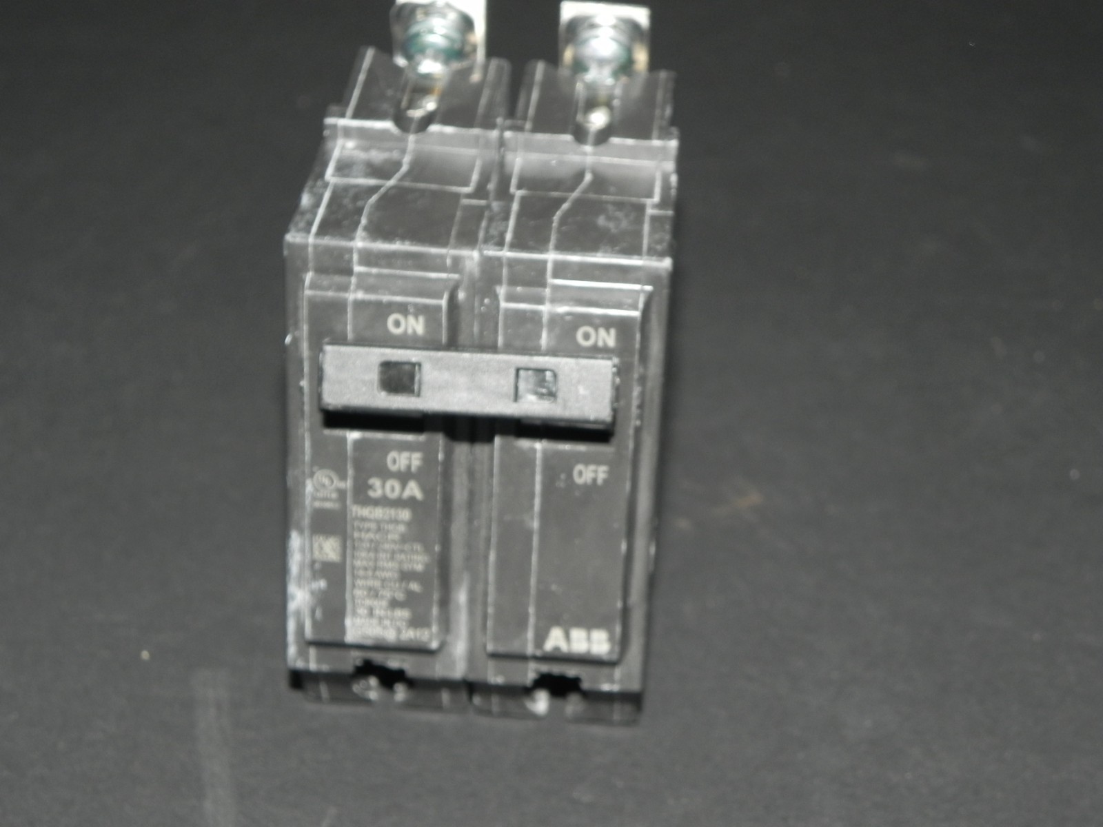 sh3 ABB THQB2130 30 AMP Double Pole Bolt-On Breaker