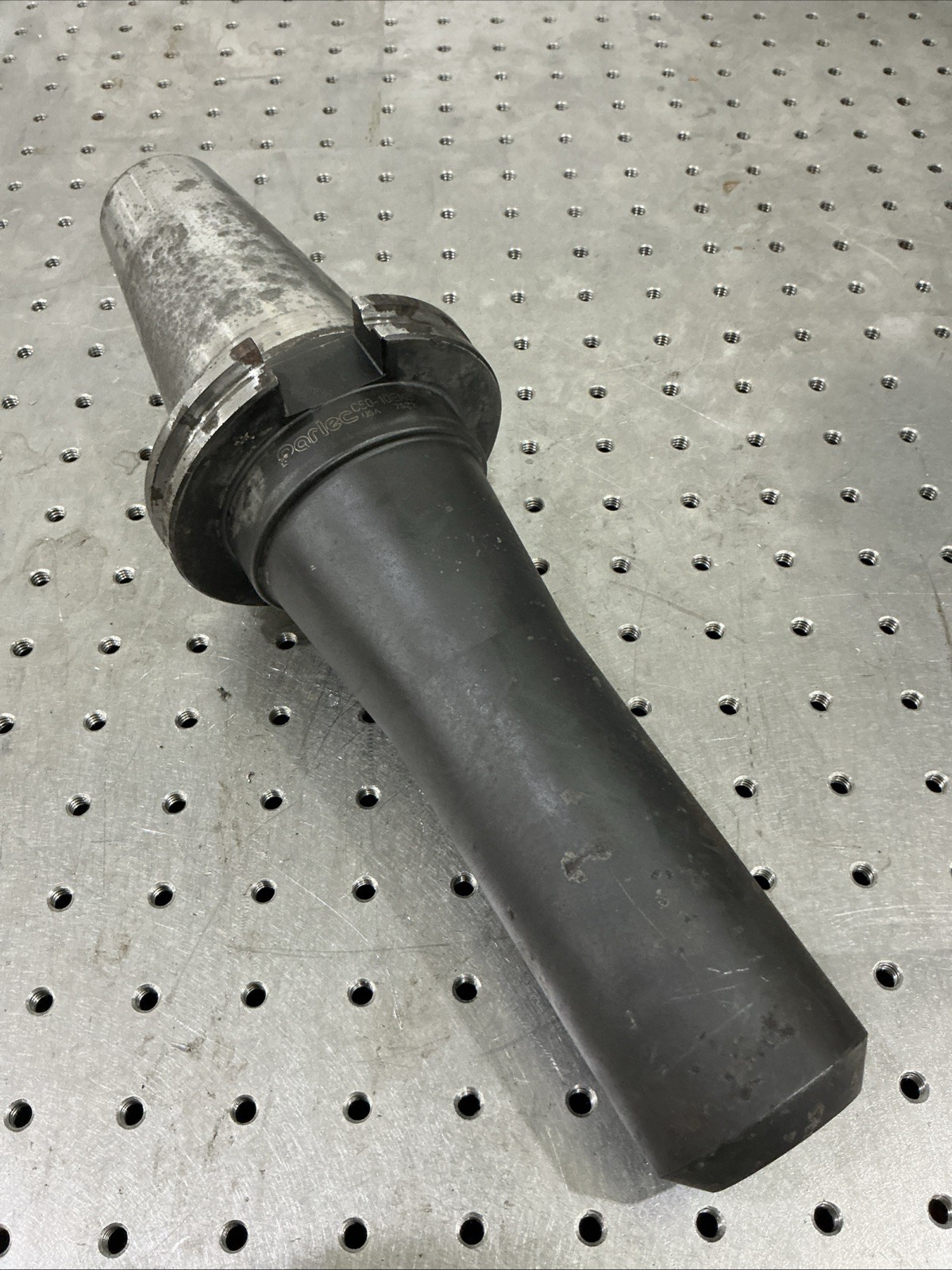 PARLEC C50-10EM8 CAT50 1” Solid Tool Holder Extended 8” Projection CAT50