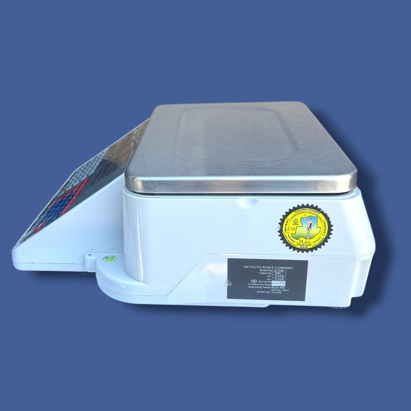 Detecto DL1030 – Price Computing Scale with Integral Printer. 30 lb X 0.01 lb